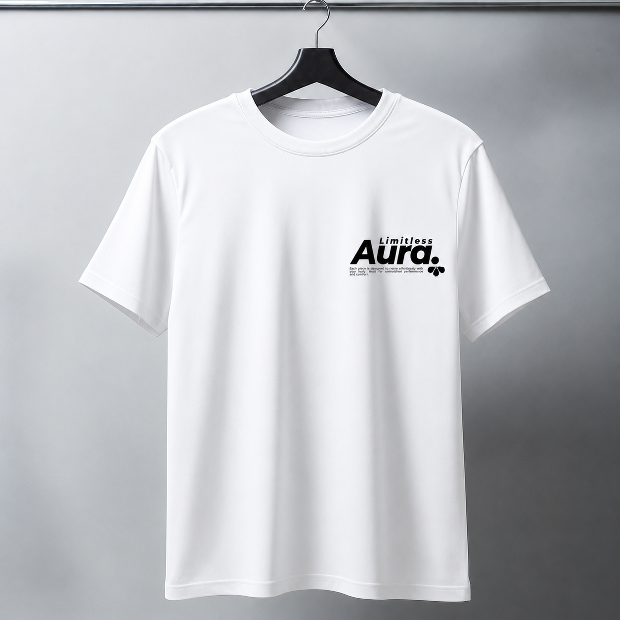 Gym Hound Men Graphic Print Round Neck Polyester Black T-Shirt